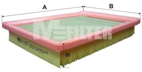 Фільтр повітряний M-FILTER K 203