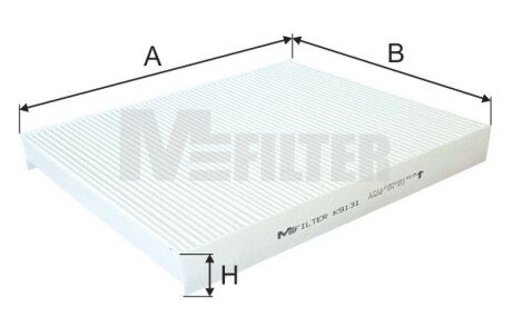 Фильтр салона стандартный M-FILTER K9131