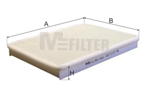 Фильтр салона стандартный M-FILTER K931