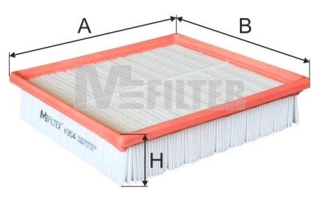 Фільтр салона M-FILTER K954