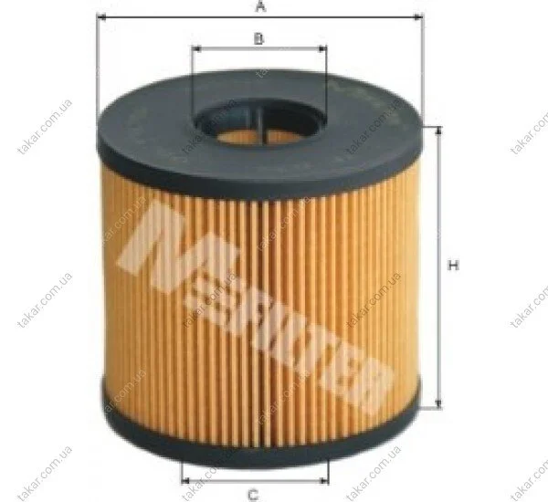 Масляный фильтр винт накручеваемый M-FILTER TE632 (фото 1)