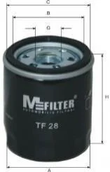 Масляный фильтр винт накручеваемый M-FILTER TF28 (фото 1)