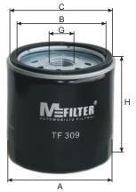 Фильтр смазки M-FILTER TF309 (фото 1)