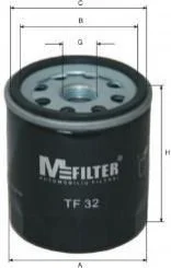 Масляний фільтр гвинт накручуваний M-FILTER TF32 (фото 1)