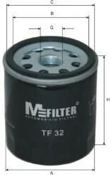 Масляний фільтр гвинт накручуваний M-FILTER TF32