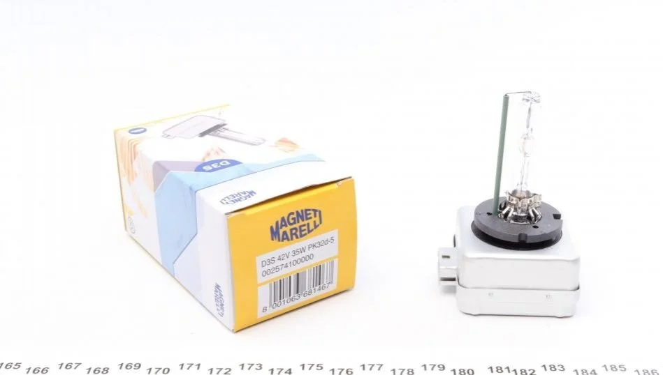 Лампа ксенонова D3S XENON 42В, 35Вт, PK32d-5 (вир-во Magneti Marelli) MAGNETI MARELLI 002574100000 (фото 1)