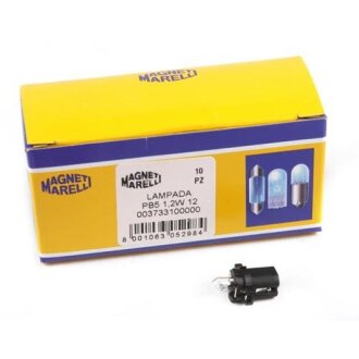 Лампа накалу PB3 12V 1.2W B8.3D MAGNETI MARELLI 003733100000