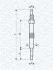 Свічка розжарювання 11V, 107мм MAGNETI MARELLI 062900067304 (фото 1)