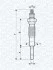 Свічка розжарювання 11V, 82.9мм MAGNETI MARELLI 062900094304 (фото 1)