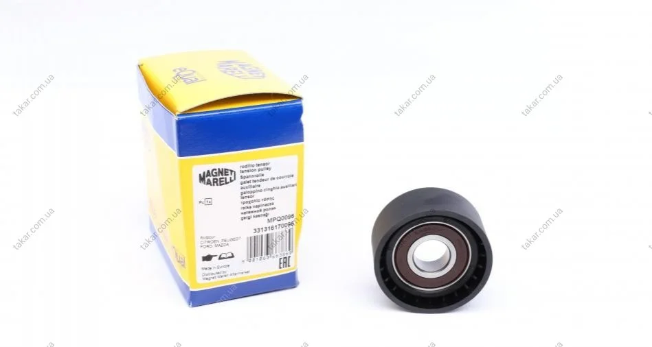Ролик модуля натягувача ременя MPQ0096 (Вир-во MagnetiMarelli) MAGNETI MARELLI 331316170096 (фото 1)