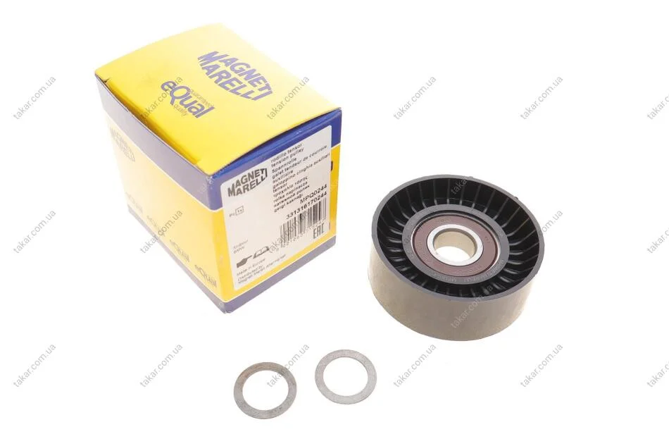 Натяжний ролик, поліклинового реміня (вир-во Magneti Marelli, кор. Код MPQ0244) MAGNETI MARELLI 331316170244 (фото 1)