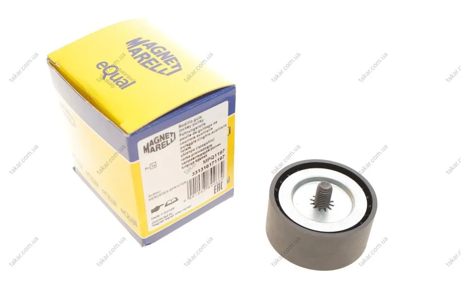 Напрямний ролик, клинового реміня (вир-во Magneti Marelli, кор. Код MPQ1197) MAGNETI MARELLI 331316171197 (фото 1)