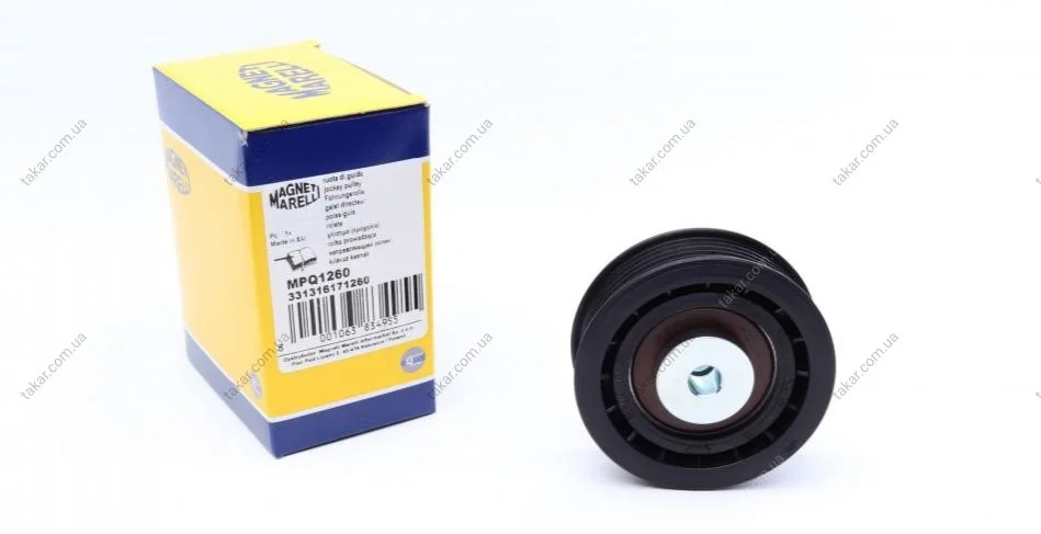 Ролик модуля натяжителя ремня MPQ1260 (Выр-во MagnetiMarelli) MAGNETI MARELLI 331316171260 (фото 1)