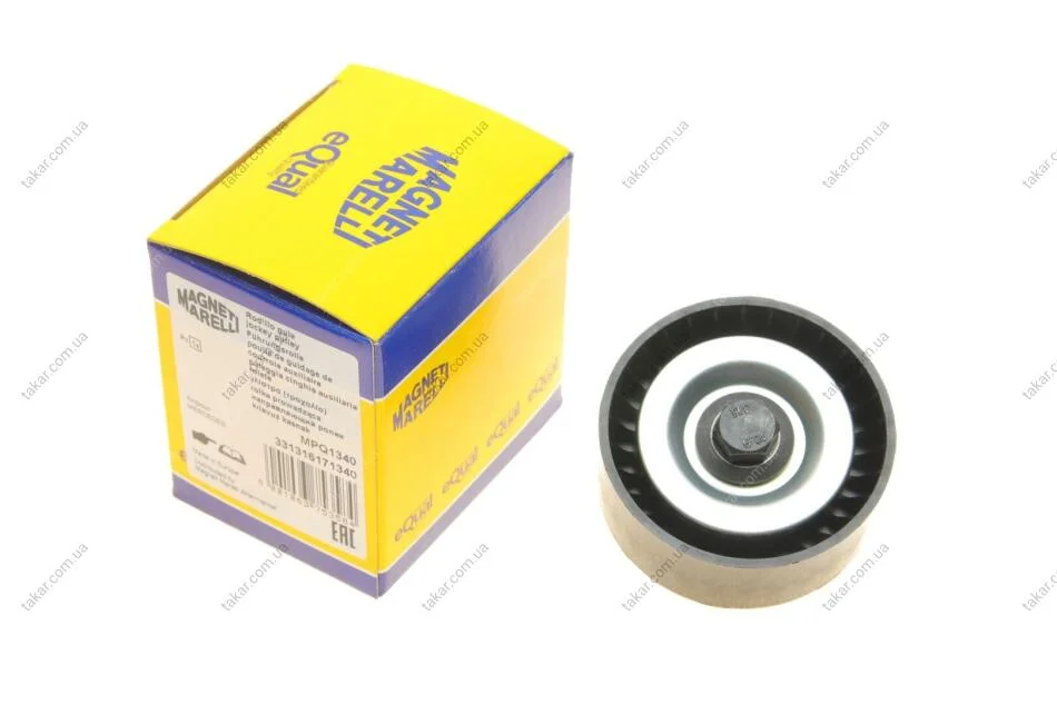 Напрямний ролик, клинового реміня (вир-во Magneti Marelli, кор. Код MPQ1340) MAGNETI MARELLI 331316171340 (фото 1)