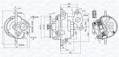 Масляний насос MAGNETI MARELLI 351516000011