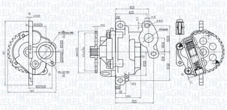 Масляний насос MAGNETI MARELLI 351516000011