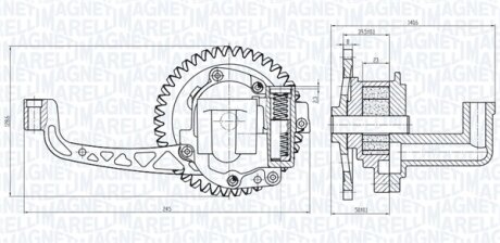 Масляний насос MAGNETI MARELLI 351516000015
