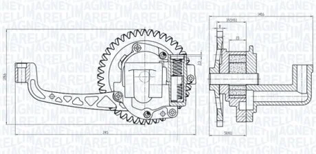 Масляний насос MAGNETI MARELLI 351516000015