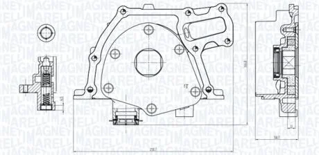 Масляний насос MAGNETI MARELLI 351516000017