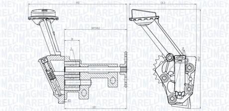 Масляний насос MAGNETI MARELLI 351516000018