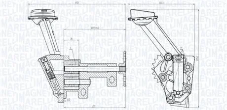 Масляний насос MAGNETI MARELLI 351516000018