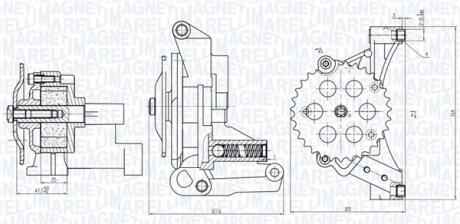 Масляний насос MAGNETI MARELLI 351516000032