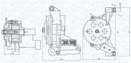 Масляний насос MAGNETI MARELLI 351516000032