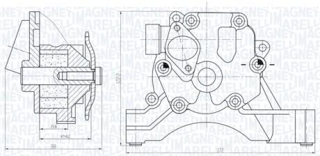 Масляний насос MAGNETI MARELLI 351516000033