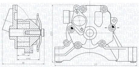 Масляний насос MAGNETI MARELLI 351516000033