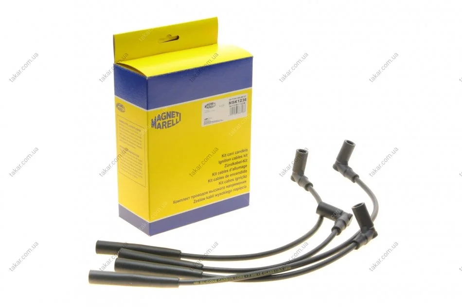 Комплект проводов зажигания (выр-во Magneti Marelli кор.. MSK1236) MAGNETI MARELLI 941318111236 (фото 1)