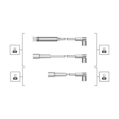 Комплект проводов зажигания (вир-во Magneti Marelli кор.код. MSQ0020) MAGNETI MARELLI 941319170020 (фото 1)