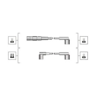 Комплект проводов зажигания (выр-во Magneti Marelli кор.. MSQ0048) MAGNETI MARELLI 941319170048