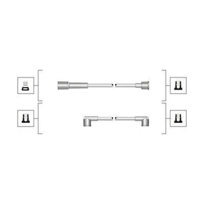 Комплект проводов зажигания (вир-во Magneti Marelli кор.код. MSQ0106) MAGNETI MARELLI 941319170106 (фото 1)