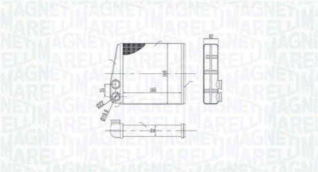 Радиатор печки MAGNETI MARELLI BR440