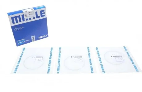 Кiльця поршневi (вир-во Mahle) MAHLE / KNECHT 007 RS 00106 0N0