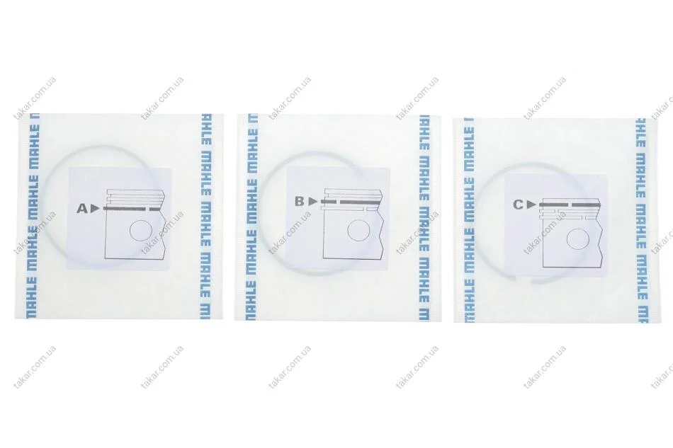 Кiльця поршневi (вир-во Mahle) MAHLE / KNECHT 007 RS 00148 0N0 (фото 1)
