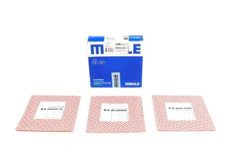 Кольцо поршневое на 1 цилиндр, комплект. MAHLE / KNECHT 00865N0
