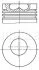 Поршень (виробн. Mahle) MAHLE / KNECHT 009 07 01 (фото 1)