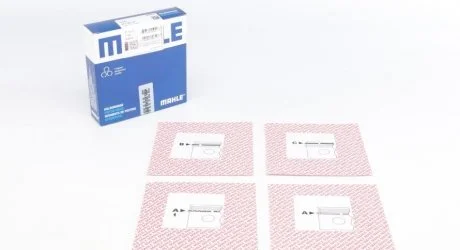 Кольцо поршневое на 1 цилиндр, комплект. MAHLE / KNECHT 01108V0