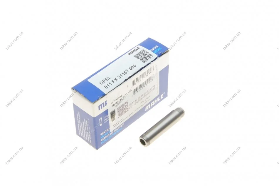 Напрямна клапана OPEL 1,4-2,6 16V/24V d 6 mm (вір-во Mahle) MAHLE / KNECHT 011 FX 31167 000 (фото 1)