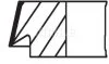 Кiльця поршневi (вир-во Mahle) MAHLE / KNECHT 011 RS 00110 0N0 (фото 2)
