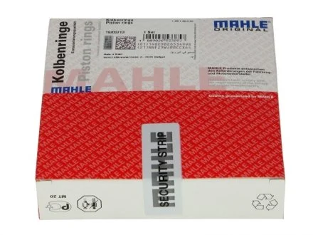 Кольцо поршневое на 1 цилиндр, комплект. MAHLE / KNECHT 01221N0