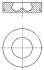 Поршень с кольцами FORD 90.4 TRANSIT 2.4 TDCI 2004- (выр-во MAHLE) MAHLE / KNECHT 013 PI 00107 002 (фото 1)