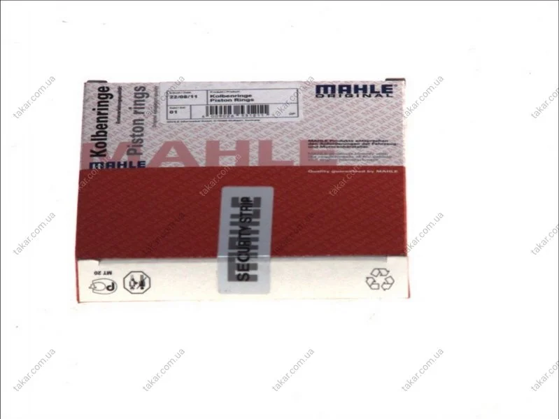 Кольцо поршневое на 1 цилиндр, комплект. MAHLE / KNECHT 014 82 N0 (фото 1)