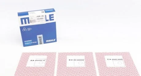 Кольцо поршневое на 1 цилиндр, комплект. MAHLE / KNECHT 021 82 N1