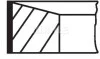 Кольцо поршневое на 1 цилиндр, комплект. MAHLE / KNECHT 021RS001150N2 (фото 1)
