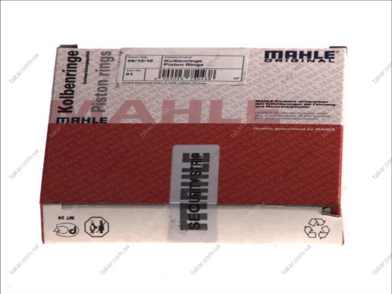 Кільце поршневе на 1 циліндр, комплект. MAHLE / KNECHT 022 15 N0 (фото 1)