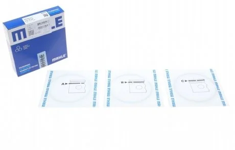 Кільце поршневе на 1 циліндр, комплект. MAHLE / KNECHT 022 26 N0