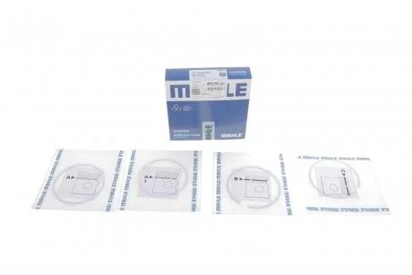 Кільце поршневе на 1 циліндр, комплект. MAHLE / KNECHT 02822N0