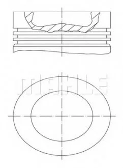 Поршень MAHLE / KNECHT 028 PI 00116 002
